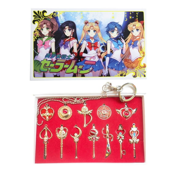 Magic Wand and Small Item - Sailor Moon Necklace & Keychain 12 pc. Pendant