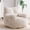 Beige, variant on ChromaCore Corduroy Bean Bag Chair, Plush Memory Sponge Filled for Living Room & Bedroom