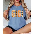 thumbnail image 4 of Fall Mama Nana Gigi Grandma Shirt for Women Floral Leopard, Gigi - Blue Jean Shirt, M, 4 of 8