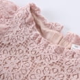 thumbnail image 5 of Vestido de niña Vestido de encaje con mangas voladoras Vestido de princesa para niña Falda de niña Vestido plisado para niña Verano, 5 of 5