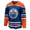 thumbnail image 2 of Men's Fanatics Mattias Ekholm Royal Edmonton Oilers Home Breakaway Jersey, 2 of 3
