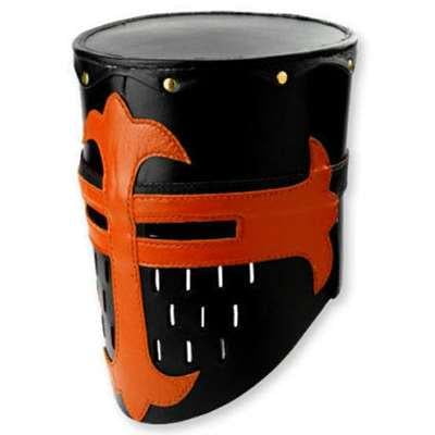 Knights Templar Crusader Leather Helmet