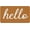 Brown Hello, variant on Hello Door Mat Welcome Mats Indoor Outdoor,Rubber Non Slip 30"x17"Durable Floor Mat Non Slip Rug Ultra Absorb Mud Easy Clean Front Doormat for Entryway,Patio,Kitchen and Living Room