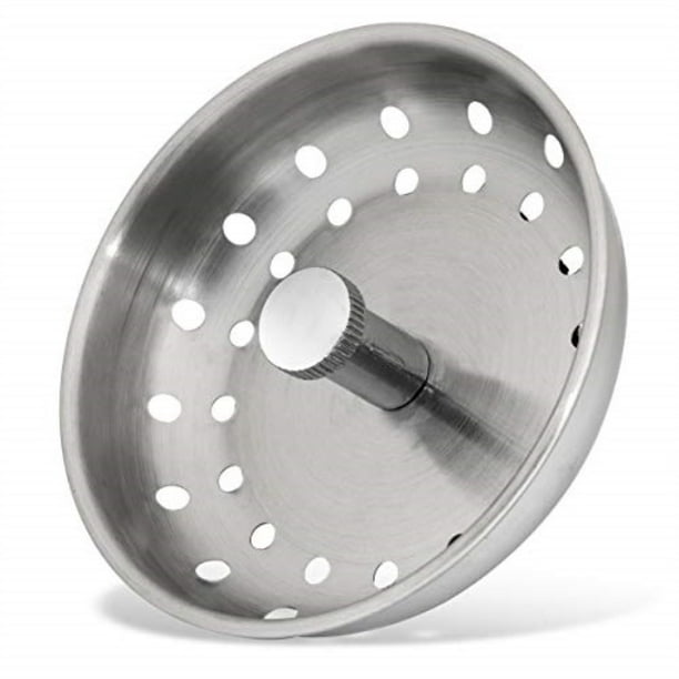 kone kitchen sink strainer replacement for 31/2 inch standard drains brushed stainless steel