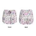 thumbnail image 6 of Goofa Summer with Flamingo Printed Women 2 in 1 Running Shorts,Quick Dry Athletic Workout Shorts,High Waisted Athletic Shorts with Liner Pockets-Small, 6 of 9