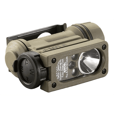 Streamlight Sidewinder Compact II Helmet Mount Flashlight, 55 Lumens, FDE - 14512
