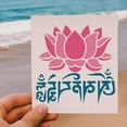 thumbnail image 7 of Buddha Lotus Stencil for Painting 11.8x11.8" Large Buddha Pattern OM Drawing Template Reusable Lotus Flower Painting Stencil Religion Theme Template for Painting on Wood Fabric Canvas, 7 of 7