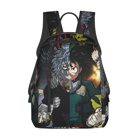 Boku no Hero Anime Backpack Student School Bag Bookbag Satchel Lightweight Unisex Daypack Knapsack Rucksack For Kids Teens Adult