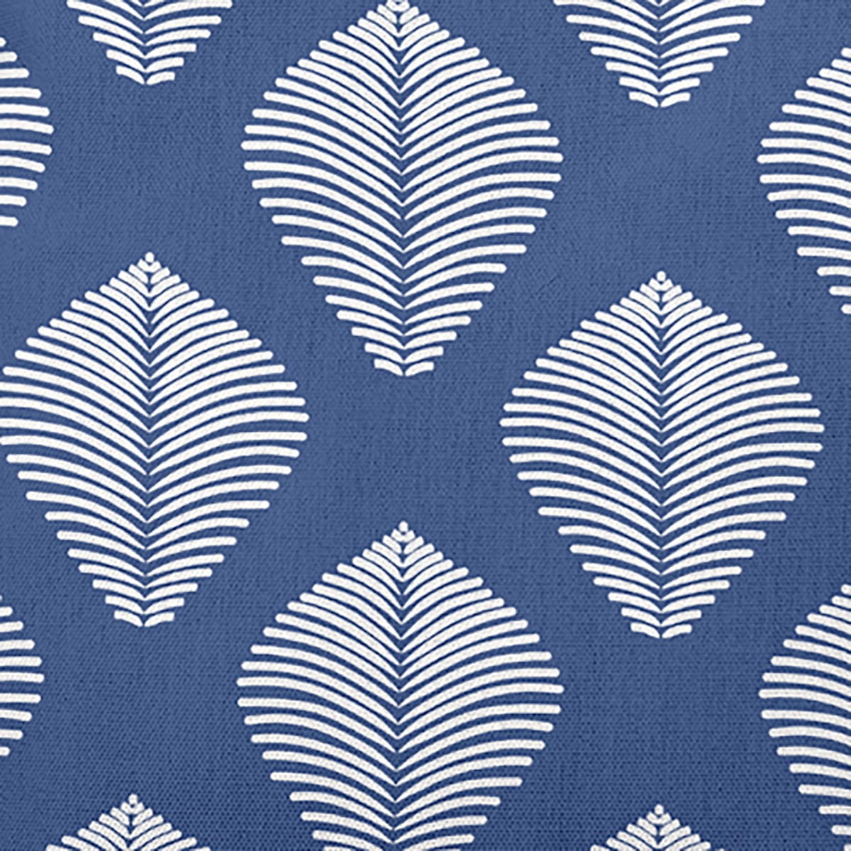 Simply Daisy 16" x 16" Fan Leaf Pattern Decorative Throw Pillow, Nautical Navy (1 count)