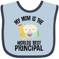 thumbnail image 3 of Inktastic School Principal Mom Boys or Girls Baby Bib, 3 of 4