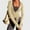 Khaki, variant on Women'S Ballet Wrap Tops V Neck Long Sleeve Self Tie Slim Fit Workout Pilates Yoga Tops Dance Shirt Cover Up,Cover-Up for Women Wine L(L)