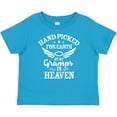 thumbnail image 3 of Inktastic Handpicked for Earth By My Gramps in Heaven with Angel Wings Boys or Girls Baby T-Shirt, 3 of 5