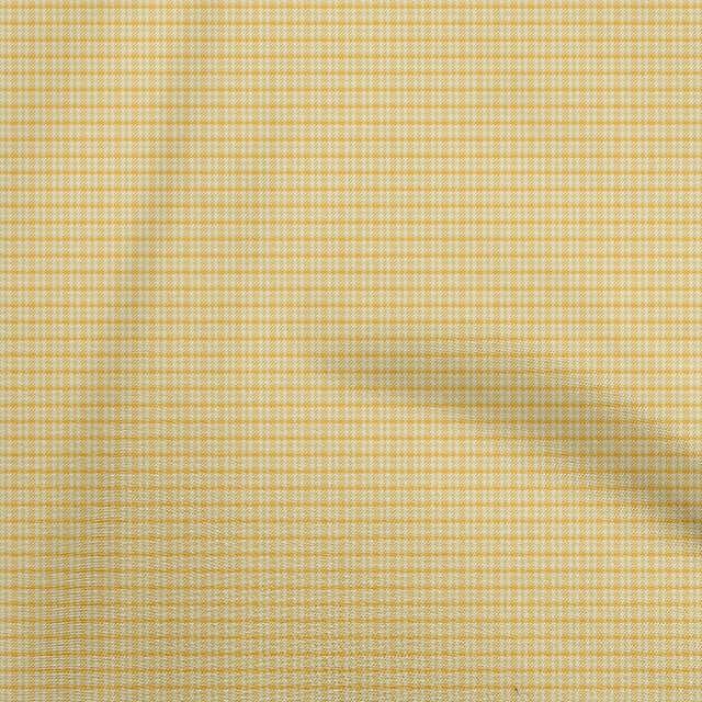 oneOone Velvet Yellow Fabric Check Houndstooth Dress Material Fabric Print Fabric By The Yard 58 Inch Wide