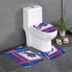thumbnail image 1 of Juego de alfombras de baño de 3 piezas del equipo Bills Alfombra antideslizante para baño de 24 x 16 pulgadas, 1 of 7