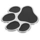 thumbnail image 3 of Pegatina decorativa de metal para coche, diseño de huella de perro, 3 of 8