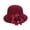 Wine, variant on AJGRHE Women Vintage Felt Cloche Hats Women Fashion Beret French Style Painter Hat Cap Vintage Warm Party Top Hat One Size