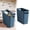 Blue, variant on Small Trash Can, Slim Garbage Can Plastic Waste Basket with Handles Container Bin for Narrow Spaces Bathroom, Bedroom, Kitchen, Office at Home Black