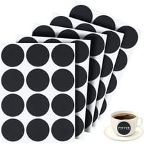 360Pcs Chalkboard Labels Round Blackboard Labels Stickers PVC Waterproof Reusable Erasable Blank Stickers Peel and Stick