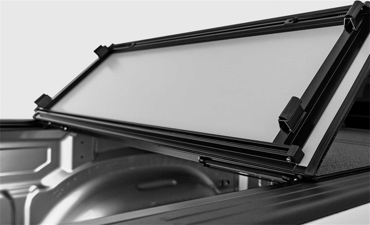 Access G3050049 Stance Hard Tri - Fold Cover, Black Urethane Finish, Split Rai Fits select: 2007-2021 TOYOTA TUNDRA