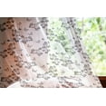 thumbnail image 2 of Butterfly Tulle Curtains with Rod Pocket, Japanese Inspired Monochrome Sakura Blossom Silhouette Coming of the Spring Tree, Sheer Drape for Wedding Party 2 Panels, 7 Sizes, Black White, by Ambesonne, 2 of 3
