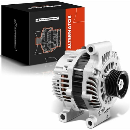 A-Premium Alternator Compatible with Ford Fusion 2006-2009 & Lincoln Zephyr 2006 & Mercury Milan 2006-2009, V6 3.0L, 12V 150A 6-Groove Pulley Clockwise, Replace# 6E5T10300BA