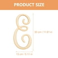 thumbnail image 2 of IFANLANDOR 1Pack Unfinished Wood Letters Diy Rustic Style, 2 of 7