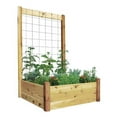 thumbnail image 4 of Gronomics 48L x 95W x 19H in. in. Raised Garden Bed with Trellis Kit, 4 of 6