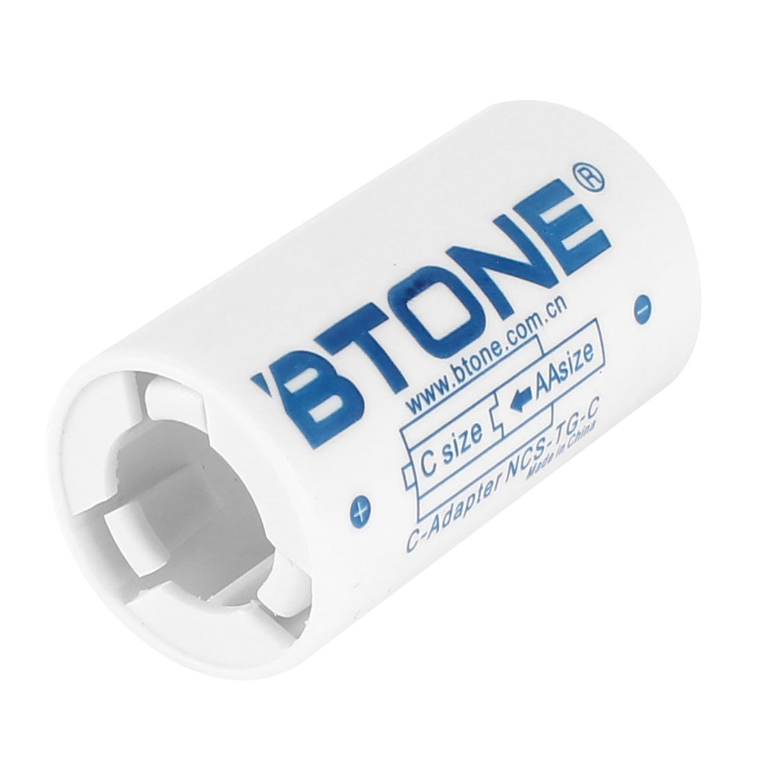 Unique Bargains AA to C Size Cell Battery Adapter Holder Case Converter