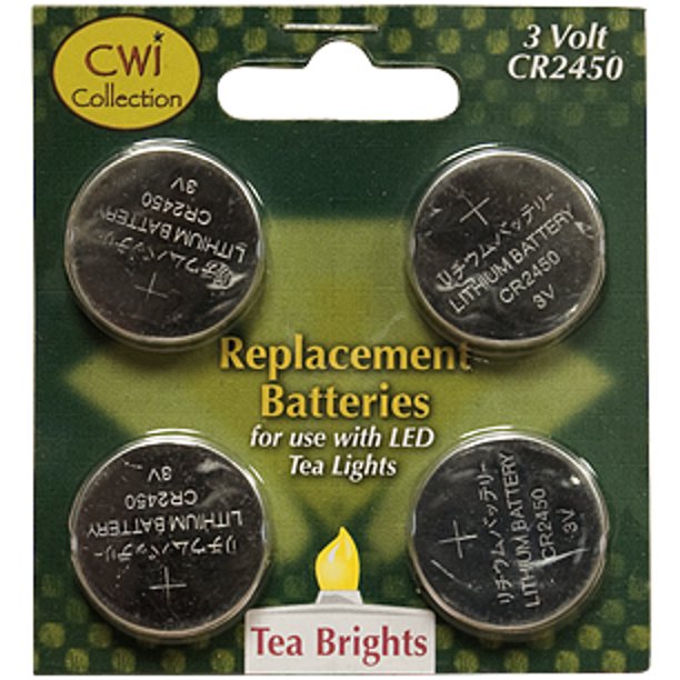 Replacement Battery Cr2450 4Pc