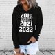 thumbnail image 2 of Sudaderas con capucha informales para mujer, sudaderas con estampado de manga larga y bolsillo, Tops con cordón Fridja fhghd4430, 2 of 8