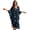 Blue Butterfly Black, variant on Womens Kaftan Caftan Maxi Dress Beach Cover Up Swimsuit Coverup Plus Size Kaftan Lightweight Loungewear Nightdress Flowey Summer Beach Swim Outfit, Daisy Pattern