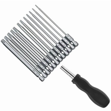 HEAD 4-Piece Hex Micro Screwdriver Set | Robertson Square Bits SQ0, SQ1, SQ2, SQ3 | S2 Steel
