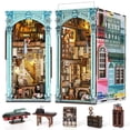 thumbnail image 1 of Kit Book Nook MiniCity Hemingway House con luz LED y funda antipolvo, 1 of 7