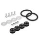 thumbnail image 2 of Quick Release Fasteners Washers Bolts for Front Rear Trunk Hatch Lids Bumpers Universal Black, 2 of 5