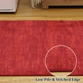 thumbnail image 3 of Assile 2' x 3' Modern Accent Rug, Indoor Low-Pile Throw Carpet, Washable Non-Slip Area Rug for Living Room Bedroom Laundry,Red, 3 of 6