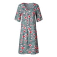 thumbnail image 3 of Robe Grande Taille Décontractée Femme Style Vacances Feminino Imprimé Décontractée Robe Grande Taille pour Dames, 3 of 7