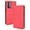 Red, variant on Dteck Wallet Case for OnePlus Nord N200 5G, Premium PU Leather Wallet Case Flip Folio Stand Cover with Card Slots for OnePlus Nord N200 5G 2021, Blue