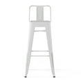 thumbnail image 6 of Simpli Home Rayne 30" Metal Bar Stool in Distressed White (Set of 2), 6 of 11