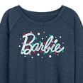 thumbnail image 3 of Barbie - Holidays & Christmas - Tangled Lights - Women's Lightweight French Terry Long Sleeve Shirt, 3 of 5