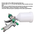 thumbnail image 3 of Juego De Pistola Pulverizadora, 600 Ml, Fácil De Usar, 3 Boquillas, Resistente A La Corrosión, Alimentación Por Gravedad, Pistola Pulverizadora De Pintura De Atomización, 3 of 7
