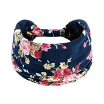 Baqcunre Headbands for Women Women Elastic Headband Hair Headband Ladies Yoga Hijab Exercise Wicking Headband Elastic Non Slip Headband Knotted Running Sports Headband Bandanas for Women