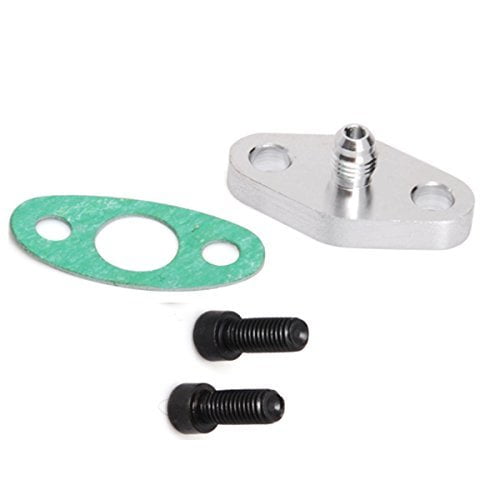 Boost Monkey Turbo Bride de Restriction d'Alimentation en Huile -AN4 avec Restriction Intégrée pour Turbos à Billes