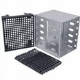 thumbnail image 2 of 5.25 Inch to 5 x 3.5 SATA HDD Cage Rack Hard Drive Disk Enclosure Tray Adapter, 2 of 5