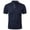 Navy, variant on Aobny Tee Shirts Mens Solid Button Polyester Tshirt Big & Tall Short Sleeve Polos Collared Oversized Tee,Navy Blue,L