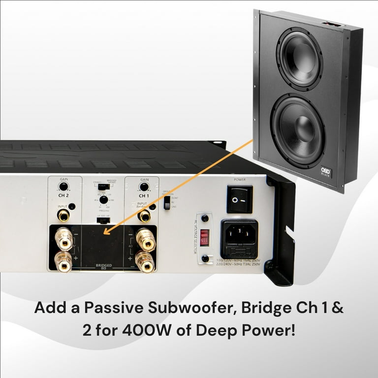 Passive Subwoofer Amplifier Amplifier For Passive Speakers OSD