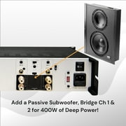 OSD Nero HTX6150 6x 175W Home Theater Amplifier Highly Flexible, High Power Bridging with Passive Subwoofer Controls, 105 dB SNR