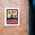 thumbnail image 5 of Designs ByLITA Proud To Be an American, 5 x 7 White Wall Print (Framed) | USA Patriotic Decoration, 5 of 6