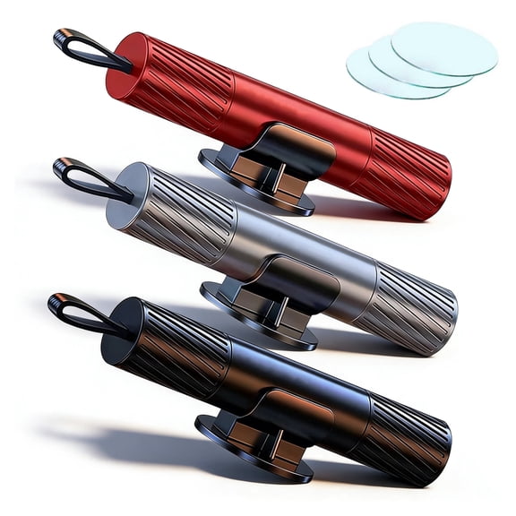 LAPTOM MAX Safehammer 2026 Upgraded Car Emergency Hammer, Glass Breaker and Seatbelt Cutter, Compact Rescue Tool for Side Windows, 3PCS