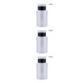 thumbnail image 1 of ZheElen Pump Dispenser Bottle Compact Refillable Empty 180ml Nail Remover Liquid Holder Manicure Accessory Package Containers Black 3Set, 1 of 6