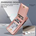 thumbnail image 2 of Phone Case for iPhone 15 Pro Max 6.7 inch Wallet Cover with Screen Protector RFID Slim Credit Card Holder Slot Stand Cell iPhone15promax 5G i Phone15Max Plus iPhone15 ProMax Women Rose Gold, 2 of 5